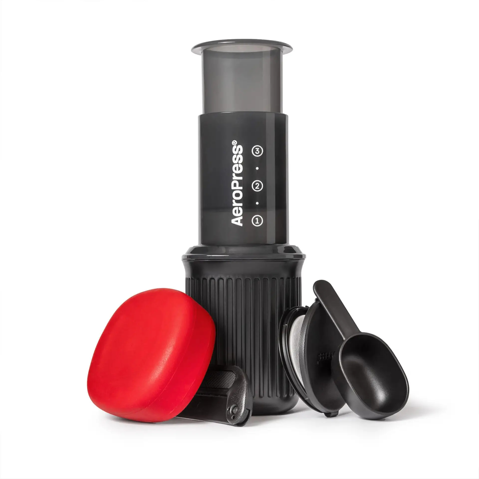 AeroPress Go travel coffee maker for truck drivers