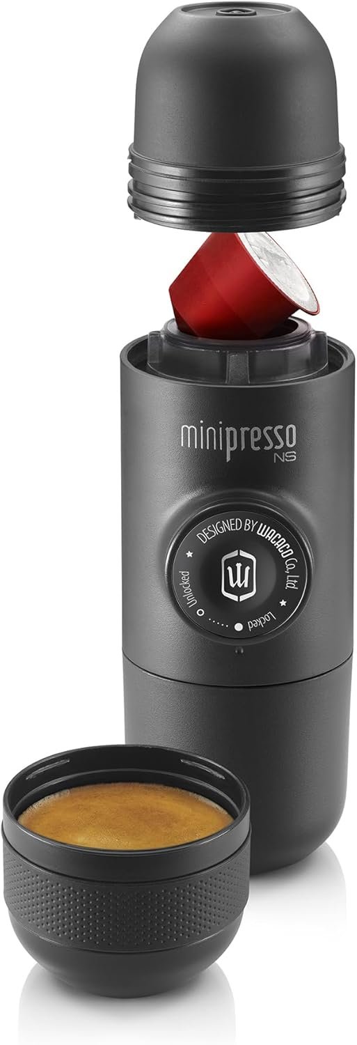 Wacaco Minipresso NS portable espresso maker for truck drivers